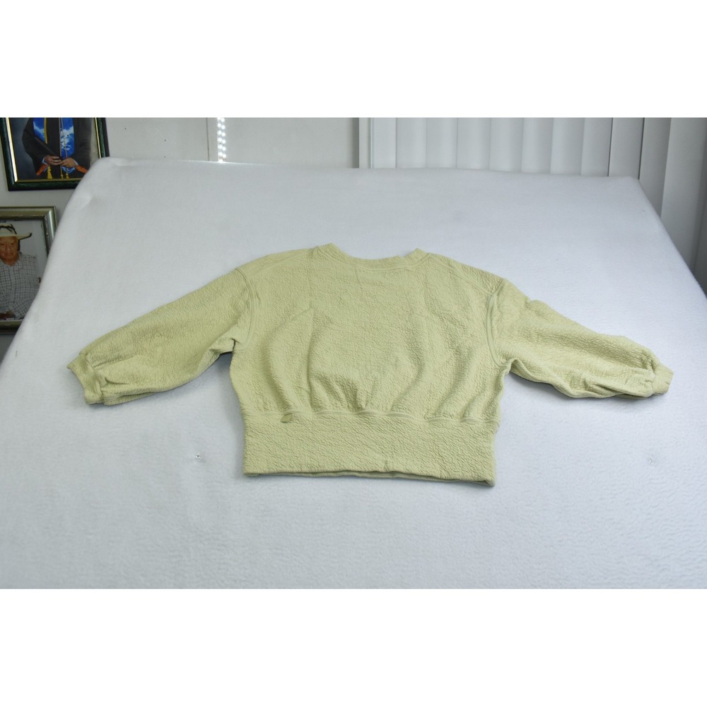 Lululemon Textured Women's Pullover Size 4 Crewneck Dew Green Activewear - Picture 9 of 12